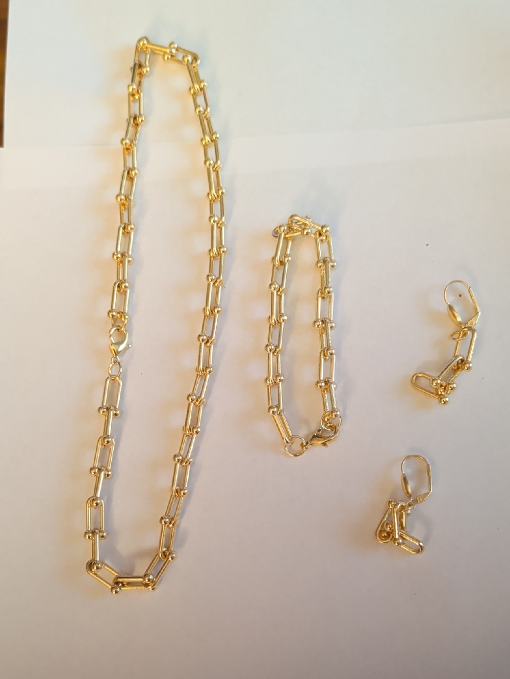 Paper Clip Necklace Set